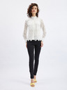 Orsay Bela ženska bluza z okrasnimi detajli ORSAY