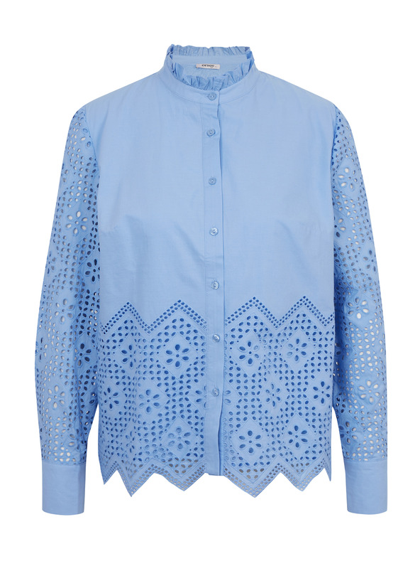 Orsay Svetlo modra ženska bluza z okrasnimi detajli ORSAY