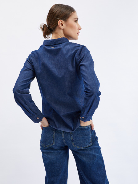 Orsay Temno modra ženska denim srajca ORSAY