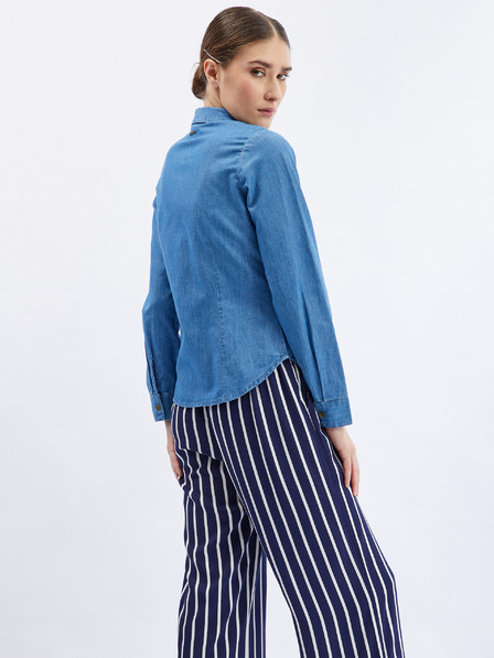 Orsay Modra ženska denim srajca ORSAY