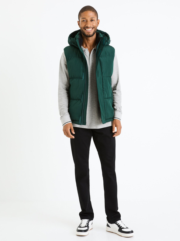 Celio Svetlo siva moška polo majica Celio Decoml