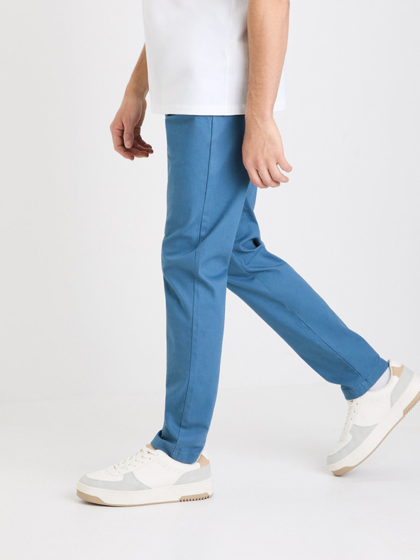 Celio Modre moške hlače chino Celio Tocharles