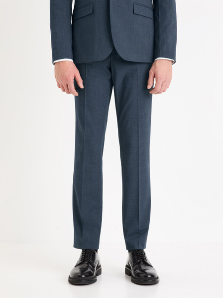 Celio Temno modre moške kariraste hlače Celio Gogabinfun