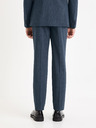Celio Temno modre moške kariraste hlače Celio Gogabinfun