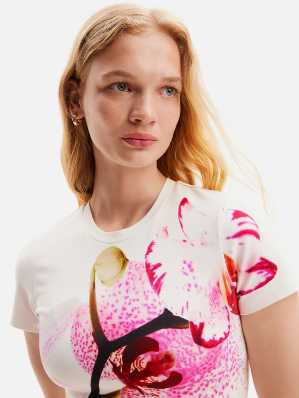 Desigual Desigual Lila Lacroix bela ženska cvetlična midi obleka