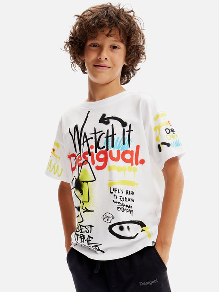 Desigual Bela Desigual fantovska majica Aslan