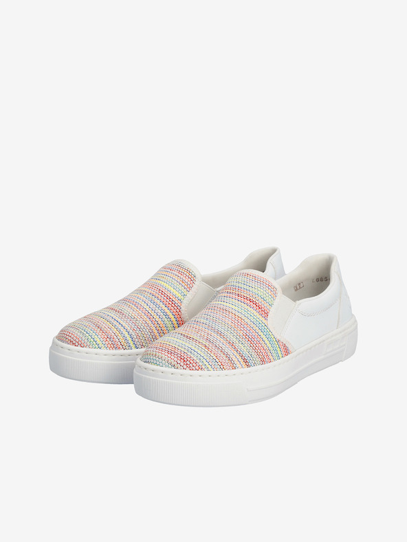 Rieker Beli ženski športni copati Rieker