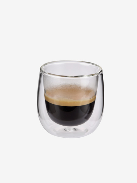 Cilio Komplet dvostenskih kozarcev za espresso 2 kosa Verona Cilio