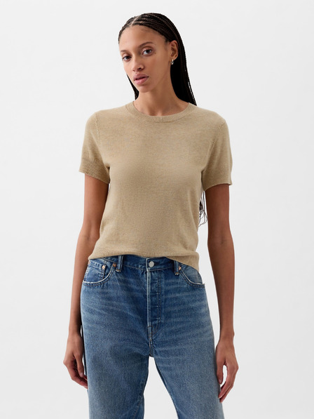 GAP Kratek crop pulover CashSoft GAP