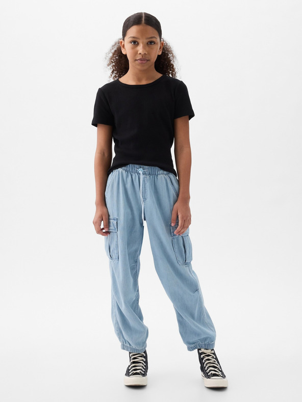 GAP Otroška bombažna majica z logotipom GAP