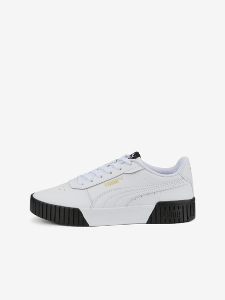 Puma Bele ženske usnjene superge Puma Carina 2.0