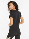 Puma Črna ženska majica s potiskom Puma