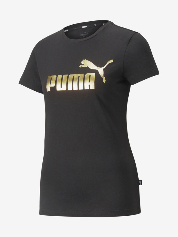 Puma Črna ženska majica s potiskom Puma
