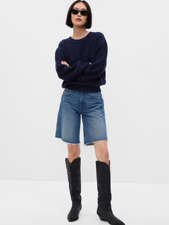 GAP Pleteni crop pulover GAP