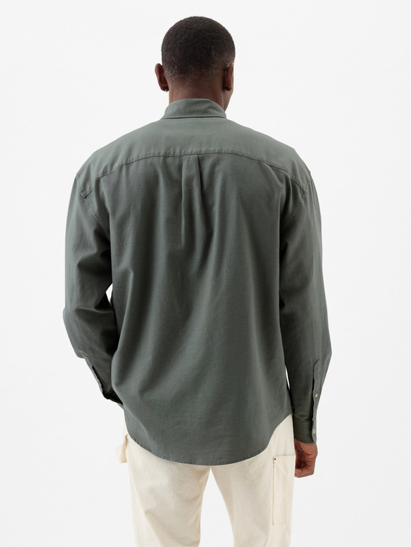 GAP Oversize oxford košeľa s logom GAP