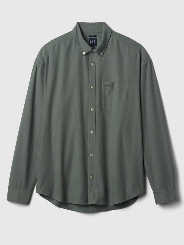 GAP Oversize oxford košeľa s logom GAP