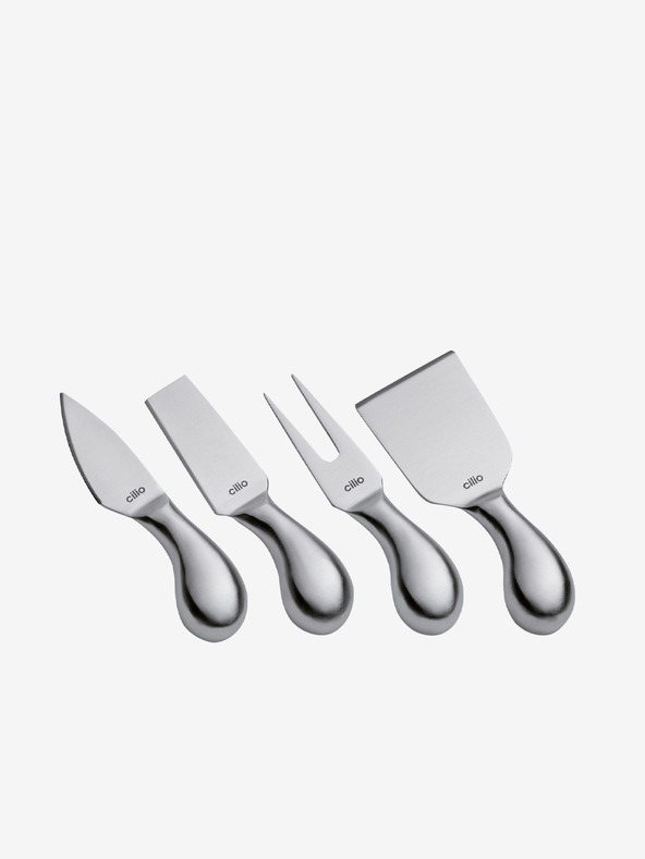 Cilio Komplet štirih nožev za sir v darilni škatli Piave Cilio