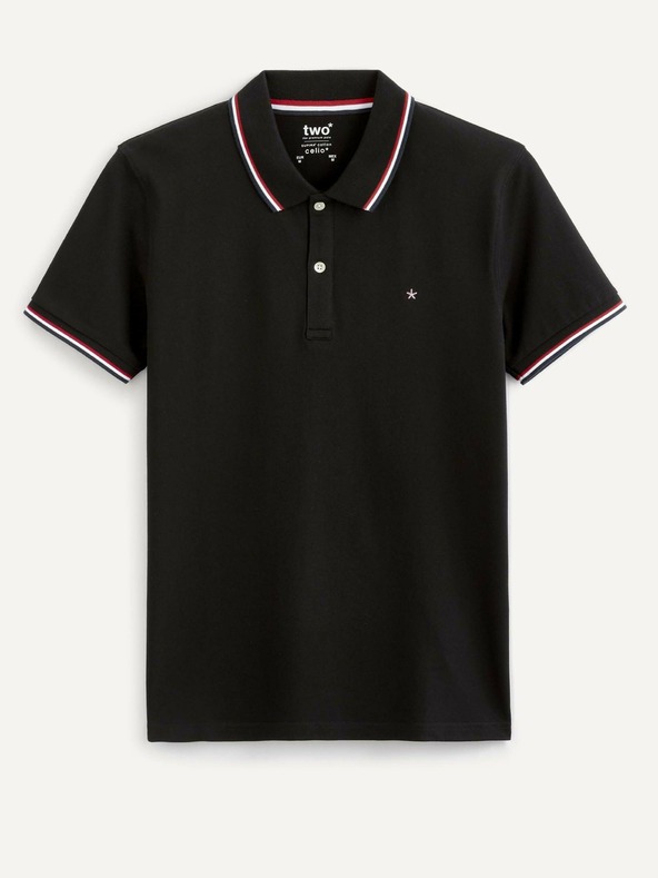 Celio Črna moška polo majica Celio Necetwo