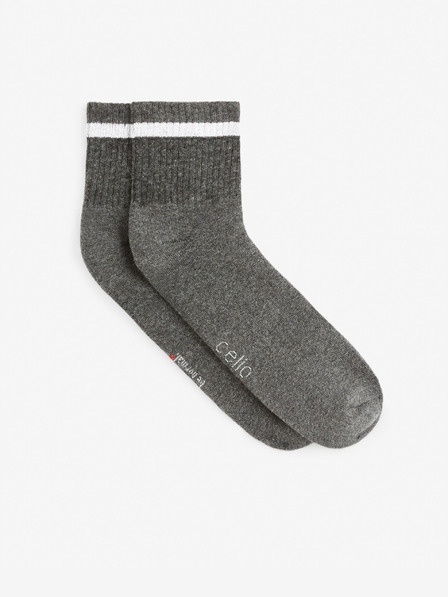 Celio Sive moške nogavice Celio Gihalf