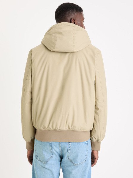 Celio bež moška jakna Celio Guhoodie