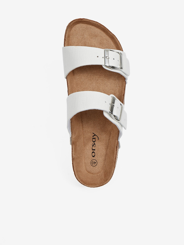 Orsay Beli ženski natikači ORSAY