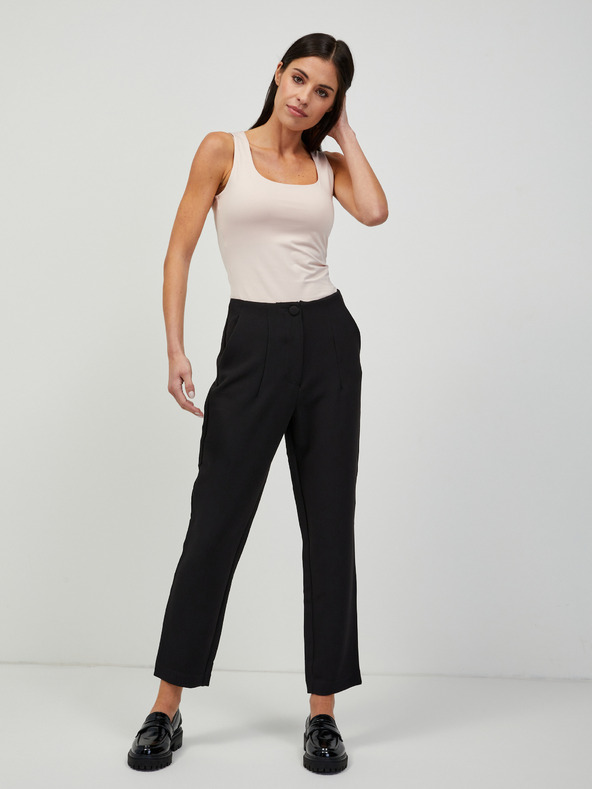 Orsay Svetlo rožnata basic majica brez rokavov ORSAY