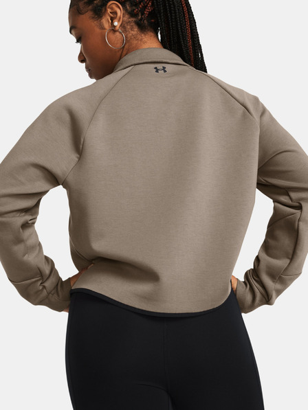 Under Armour Ženski pulover Under Armour Unstoppable Flc Rugby Crop