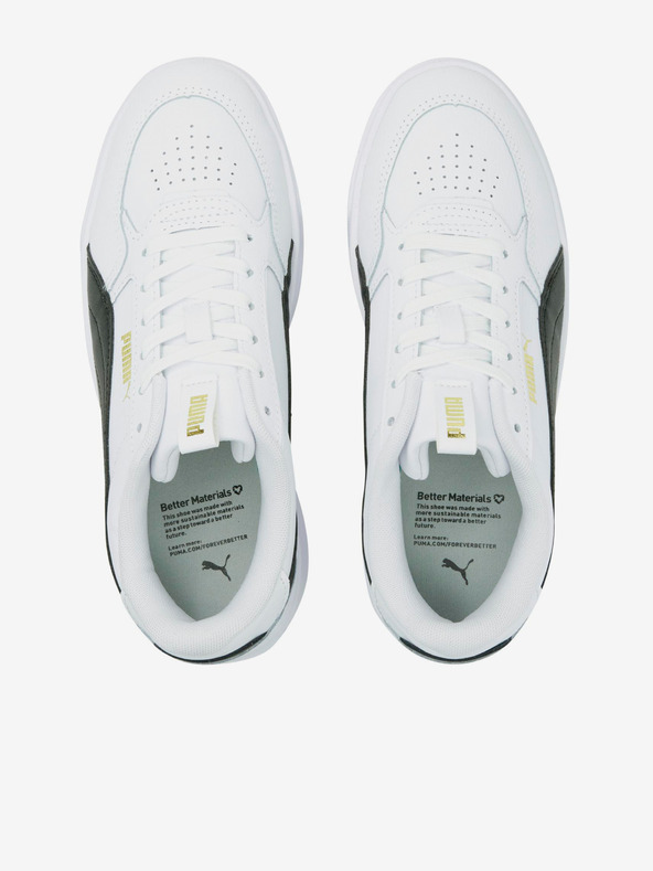 Puma Bele ženske usnjene superge s platformo Karmen Rebelle