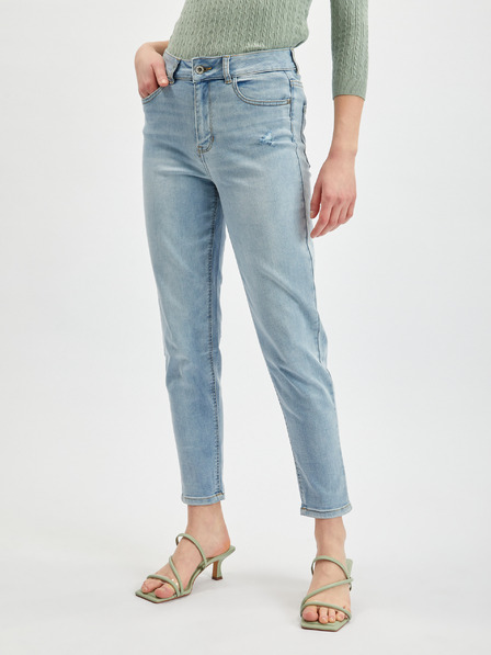 Orsay Svetlo modre ženske mom jeans hlače ORSAY