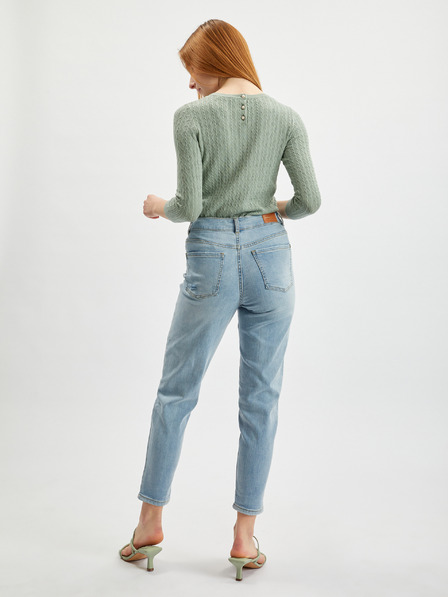 Orsay Svetlo modre ženske mom jeans hlače ORSAY