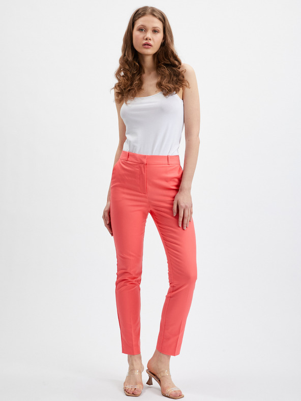 Orsay Oranžne ženske hlače ORSAY