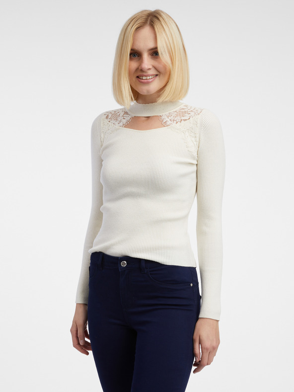 Orsay Temno modre ženske hlače ORSAY