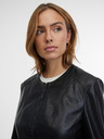 Orsay Črna ženska jakna iz umetnega usnja ORSAY