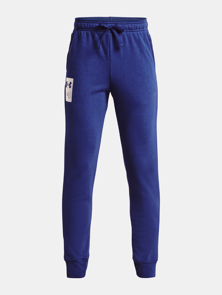 Under Armour Deške spodnji del trenirke Under Armour UA Rival Terry Joggers-BLK