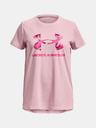 Under Armour Dekliška majica Under Armour Tech Solid Print Fill BL SSC-PNK