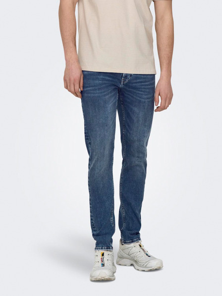 ONLY & SONS Temno modre moške kavbojke ONLY & SONS Warp