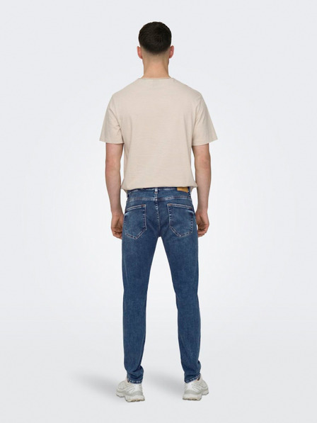 ONLY & SONS Temno modre moške kavbojke ONLY & SONS Warp