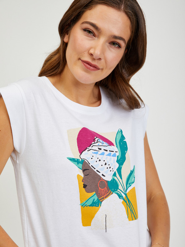 Orsay Bela ženska majica ORSAY