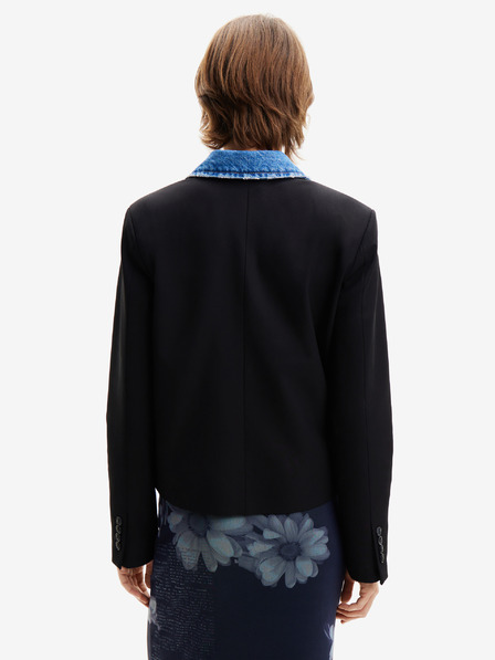 Desigual Črno-modra ženska jeans jakna Desigual Wheeler