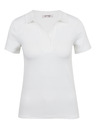 Orsay Bela ženska pletena polo majica ORSAY