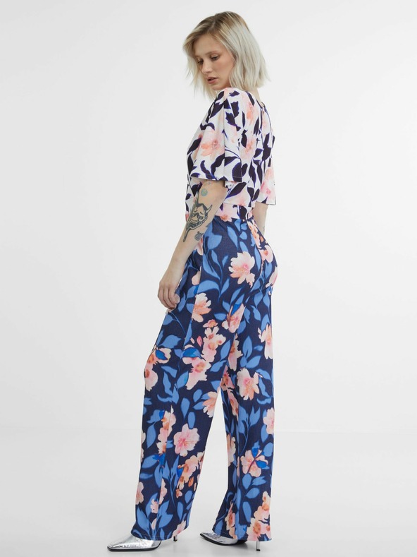 Orsay Temno modra ženska cvetlična kombinezona ORSAY