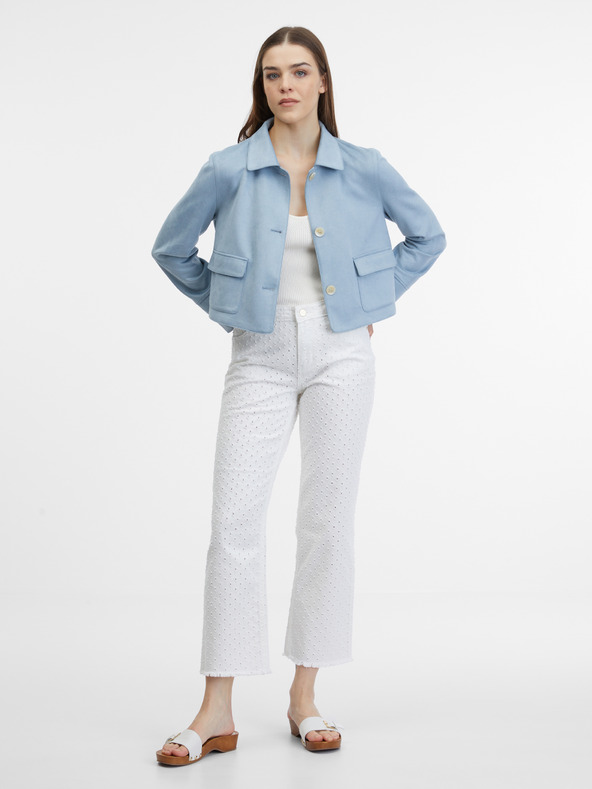 Orsay Modra ženska jakna iz semiša ORSAY