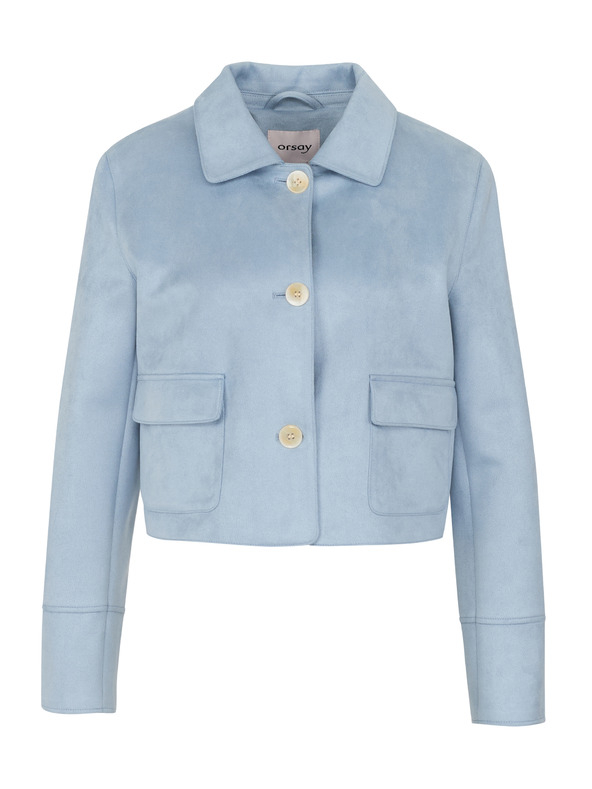 Orsay Modra ženska jakna iz semiša ORSAY