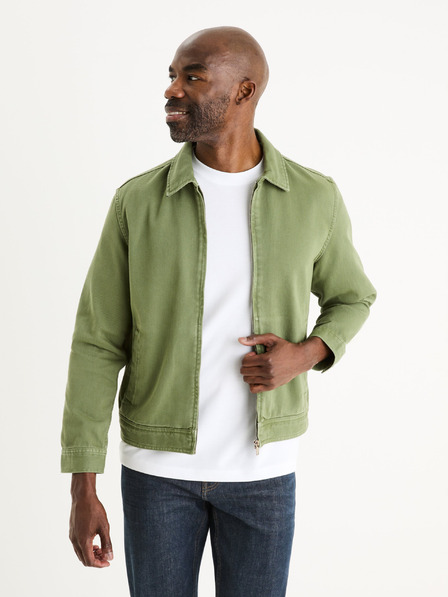 Celio Zelena moška jakna Celio Gudean Denim