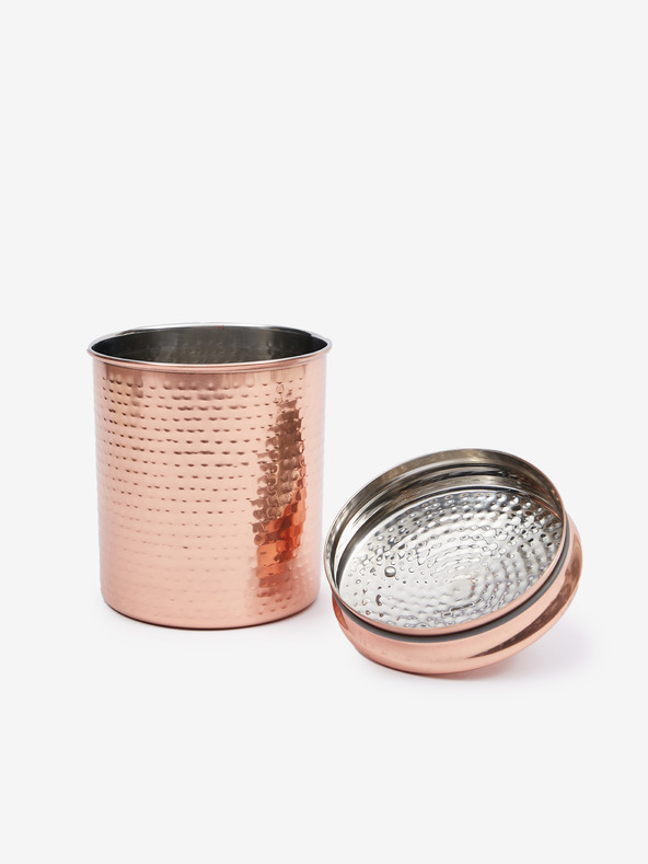 SIFCON Roza in zlata posoda za piškote iz nerjavnega jekla SIFCON