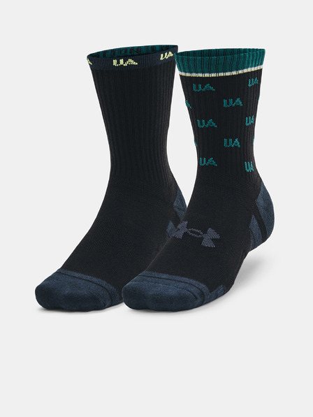 Under Armour Unisex nogavice Under Armour UA Perf Cotton Nov 2pk Mid