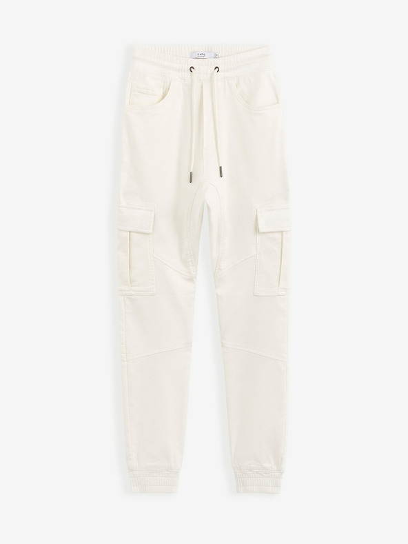 Celio Kremaste moške tovorne hlače Celio Cokit4