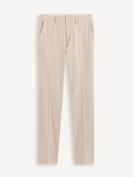 Celio Bež moške hlače chino Celio Gosi