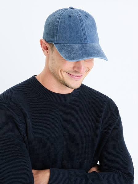 Celio Modra moška džins kapa Celio Gicapwash