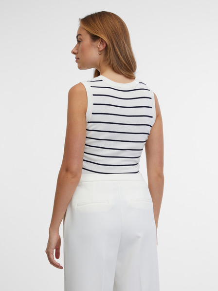 Orsay Modro-kremast prugast ženski top ORSAY